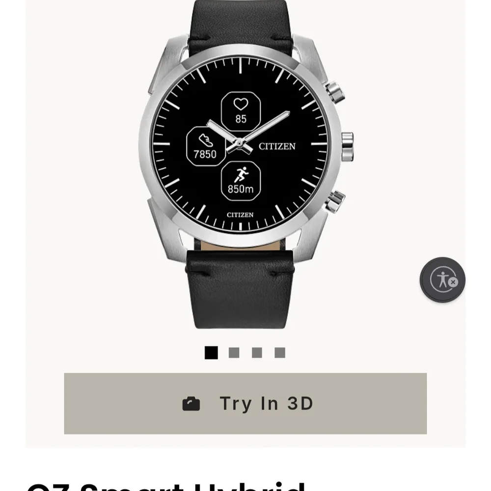 Citizen CZ Smart Black and Silver Watch